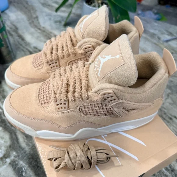 Nike Jordan 4 Retro Cozy Girl New W11 M9.5 - Picture 9 of 13